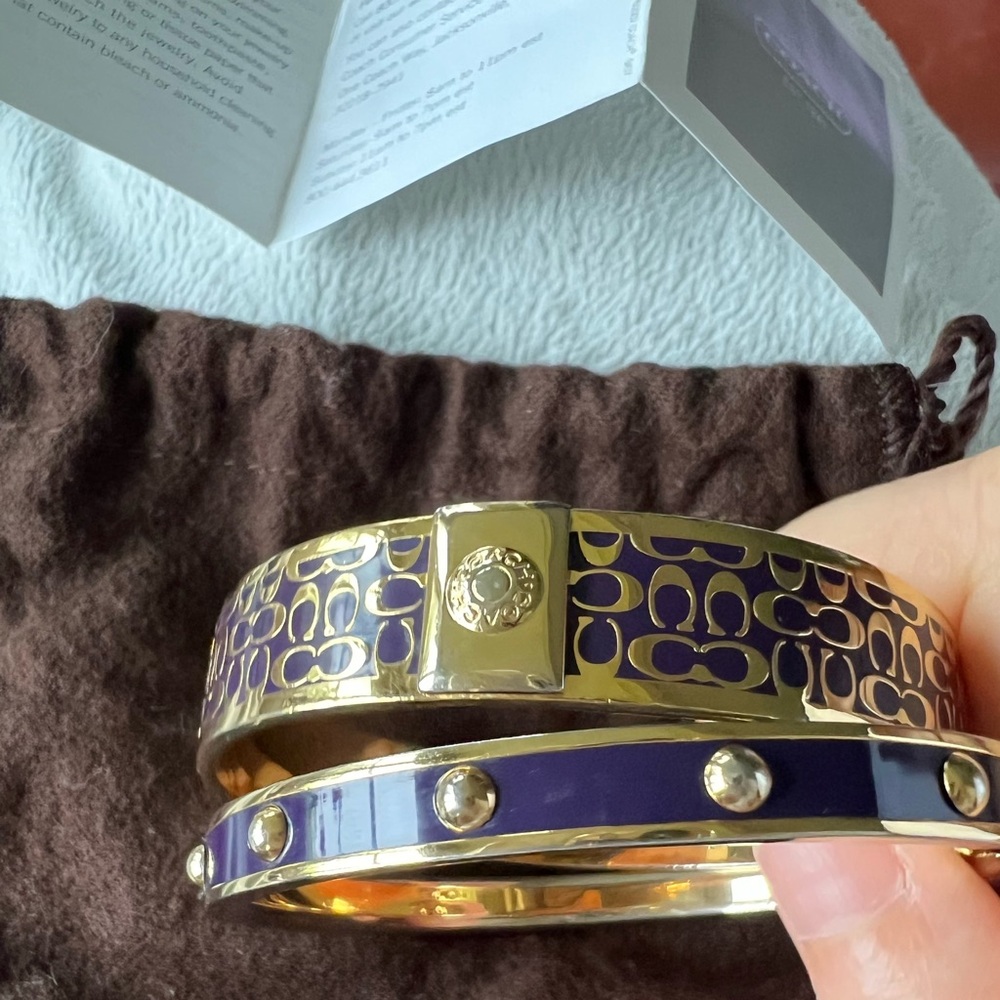 Coach Bangles/ Bracelets Set - image 5